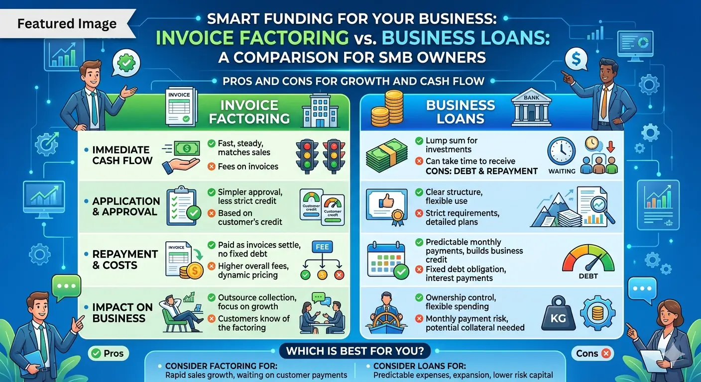 Invoice Factoring vs Business Loan: Which Is Better for Cash Flow?